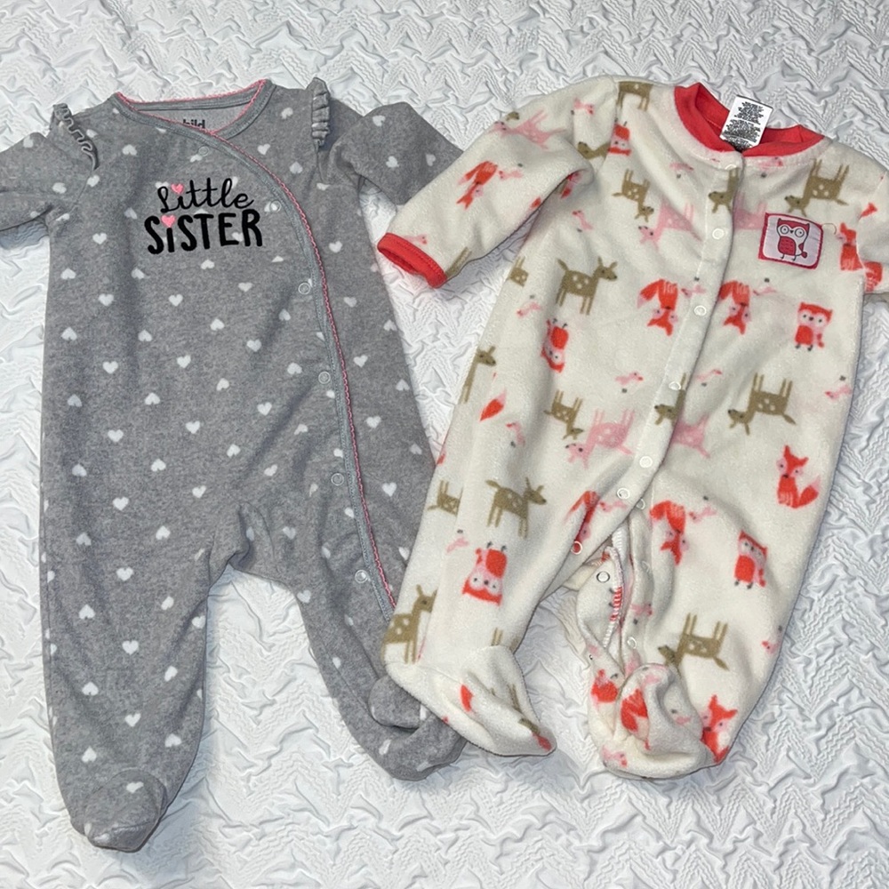2 pack, fleece pajamas
